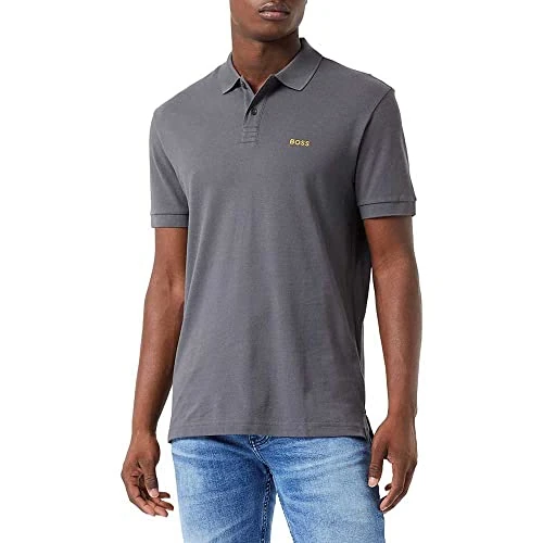 BOSS Men's Piro Polo Shirt, Dark Grey22, 6XL
