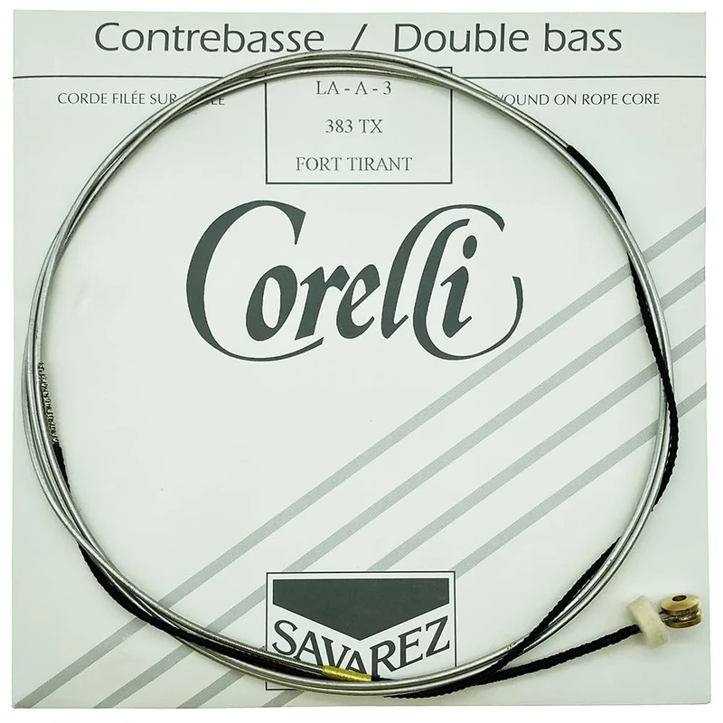 Corelli Double Bass Strings Orchestral Tuning to Nickel Extra Strong 383TX