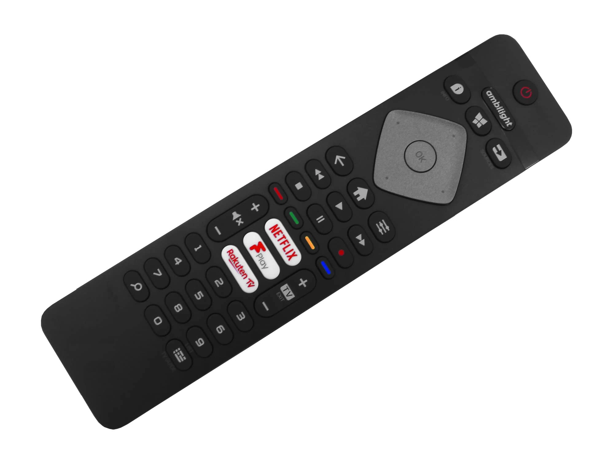 Universal Ambilight Remote Control Compatible for Philips Smart TV Netflix, Fplay, Rakuten TV- 2021 Model