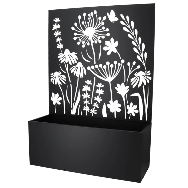 Esschert's Garden Floral Trellis Planter