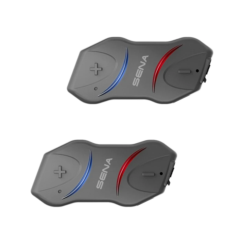 Sena 10R Low Profile Motorcycle Bluetooth Communication System, Dual Pack