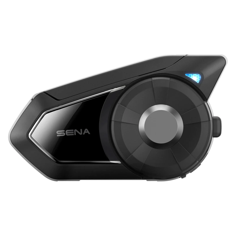 Sena 30K Motorcycle Bluetooth Headset/Mesh Communication System with HD Speakers, Black