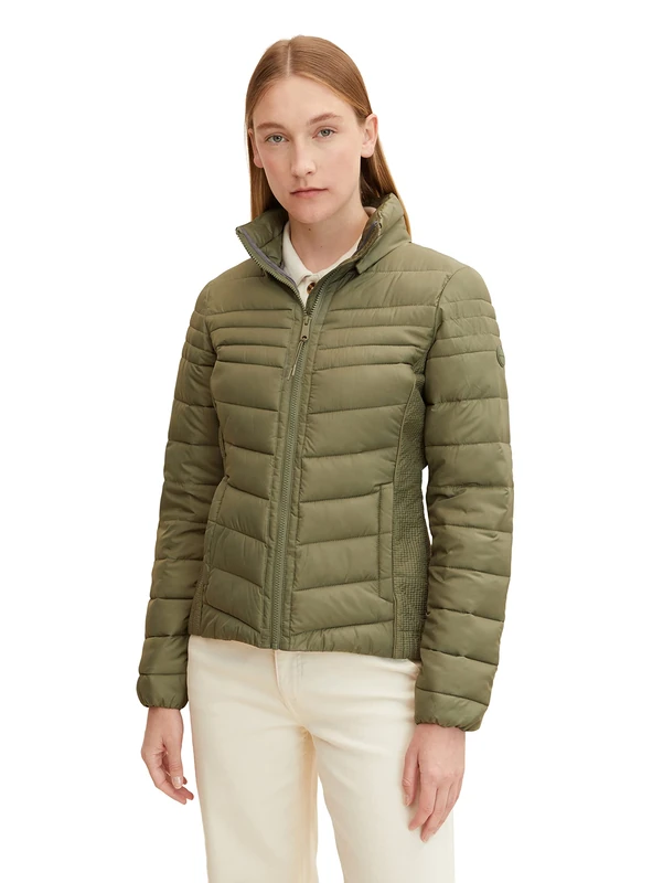 TOM TAILOR Women's 1033288 Jacket, 10905-Tree Moss Green, L - Image 1