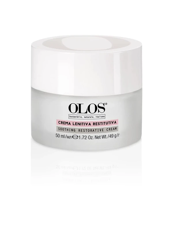 Olos Youth-Enhancing Restructuring Cream, 1.7 oz - Anti-Aging Face Moisturizer - Face Lotion with Aloe and Shea Butter - Collagen Booster Face Cream