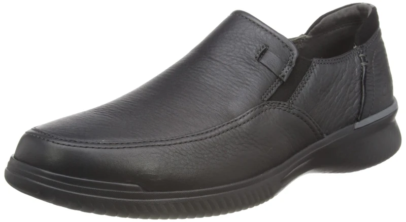 Clarks Men's Donaway Step Slippers, Black (Black Leather), 8.5 UK