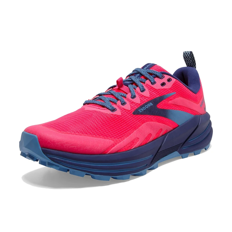 Brooks Cascadia 16 Running ShoesWomen, Pink Pink Flame Cobalt, 36 EU Stretta