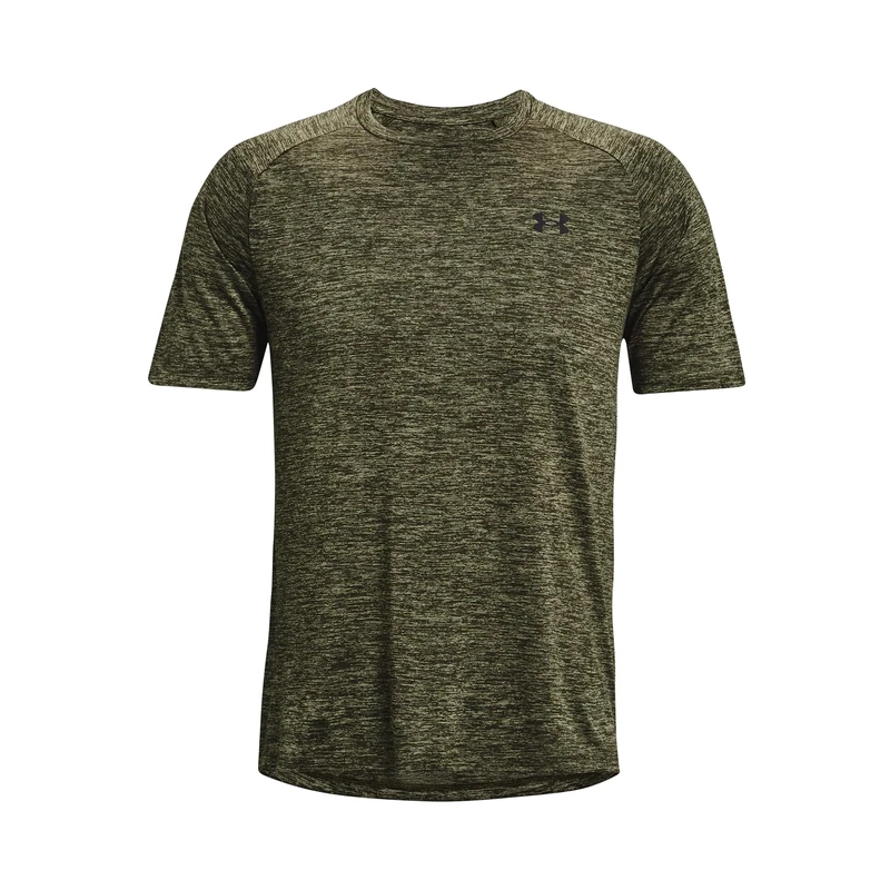 Under Armour UA Tech 2.0 SS Tee - Short Sleeve - Tops - Marine OD Green/Black - Size: LG