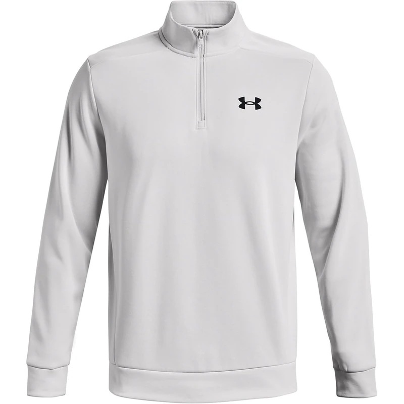 UA Armour Fleece 1/4 Zip - Halo Gray / / Black - 3XL
