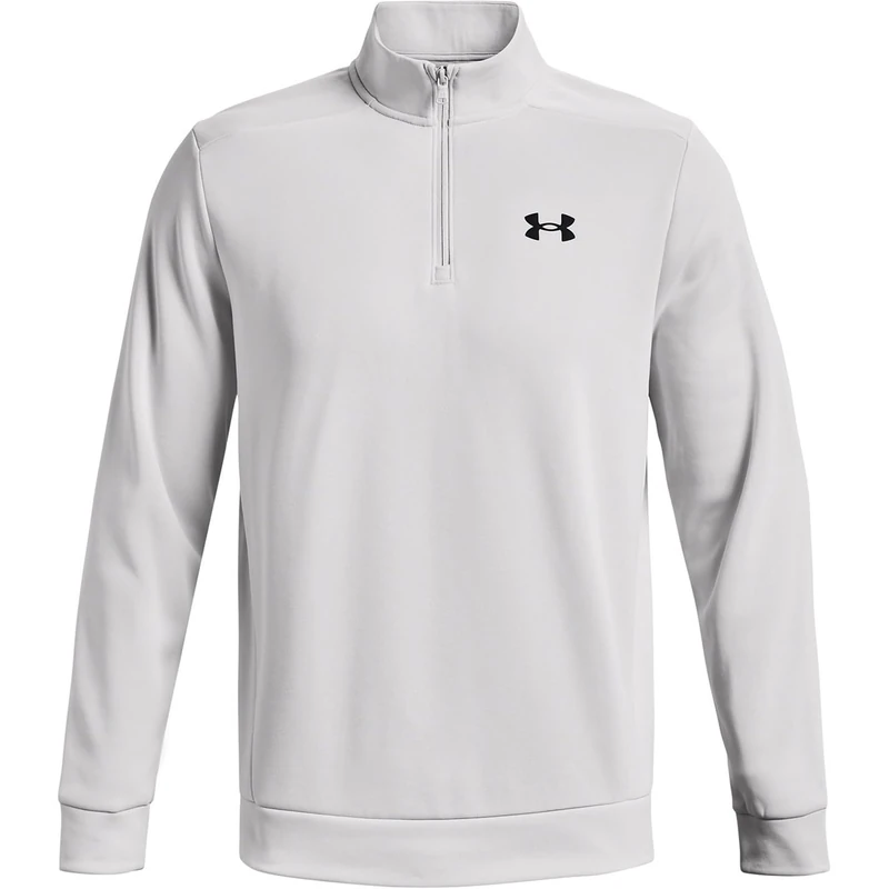UA Armour Fleece 1/4 Zip - Halo Gray / / Black - XS