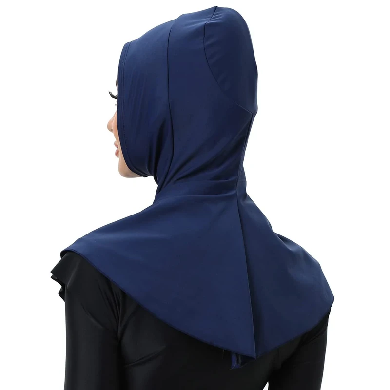 seafanny Women's Swim Hijab - Coverage, Blue, UPF 50+, Quick Dry