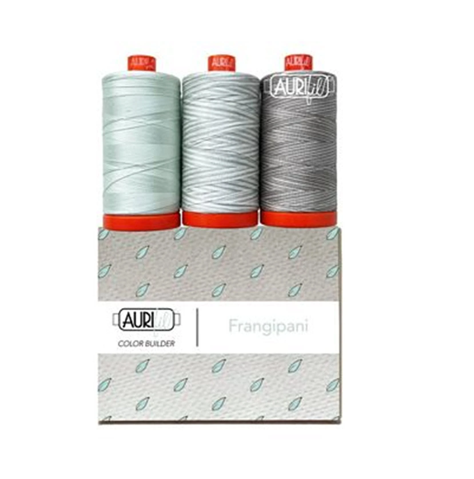 Aurifil 50wt Cotton Color Builder Thread Collection-Frangipani