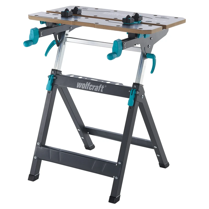 wolfcraft MASTER 750 ERGO Clamping and Machine Table I 6871000 I Height-adjustable clamping and machine table