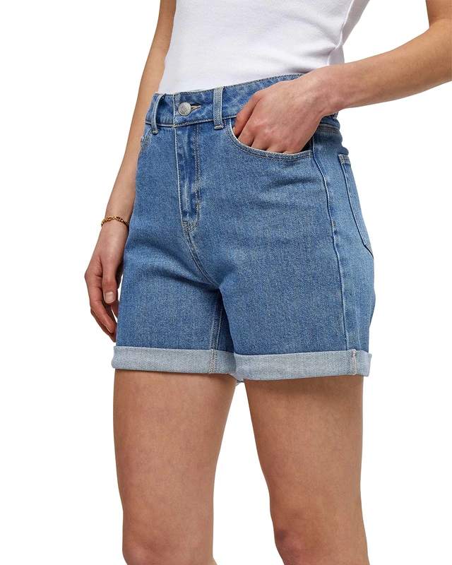 Desires Women's Florence Denim Shorts 9600 Light Blue Wash 12