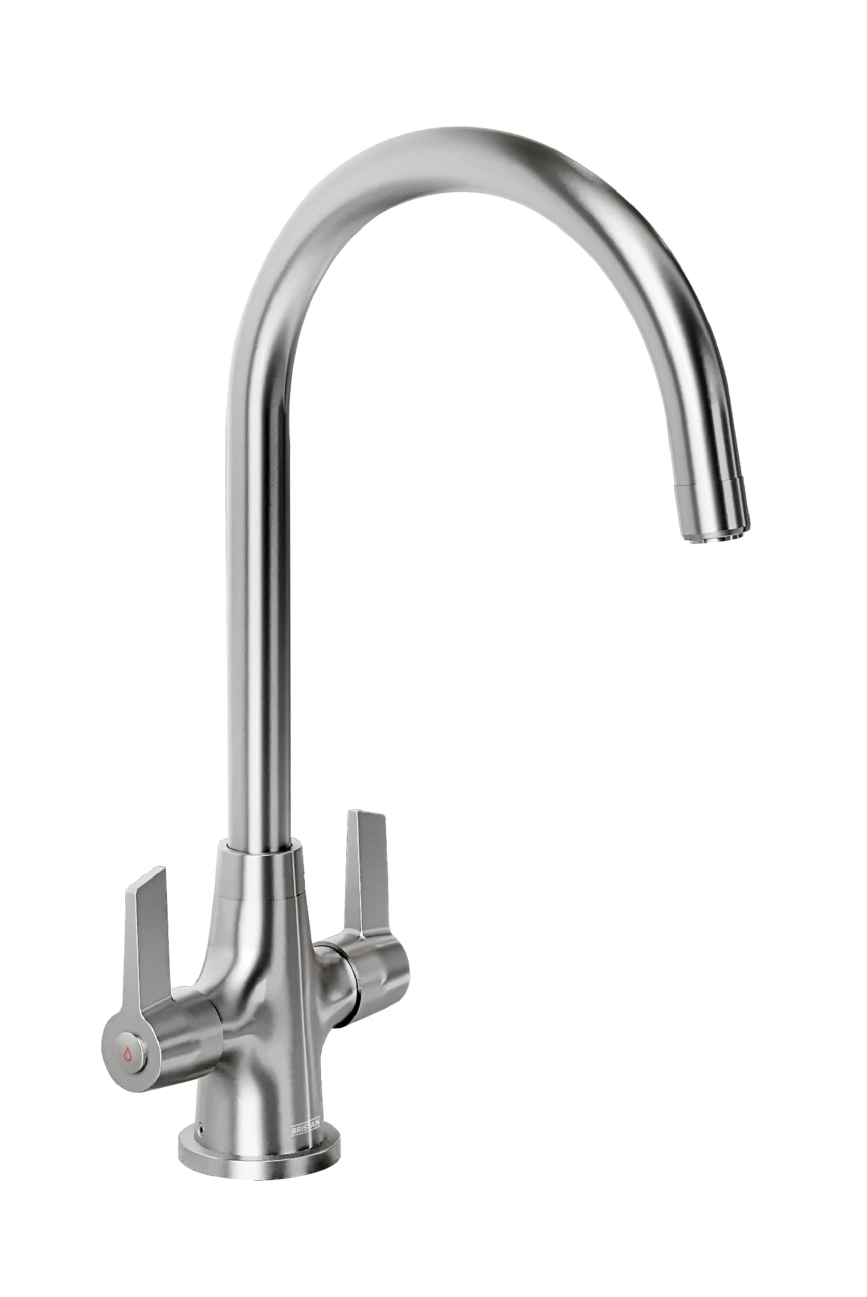 Echo Easyfit Mono Sink Mixer Brushed Nickel
