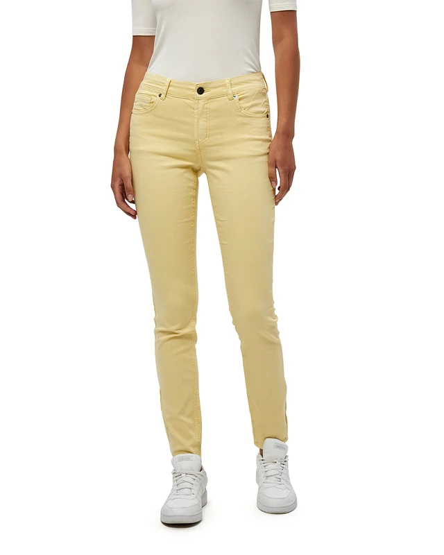 Desires Lola Garment Dye Midwaist, Yellow Jeans For Women Uk, Spring Jeans, Size 27