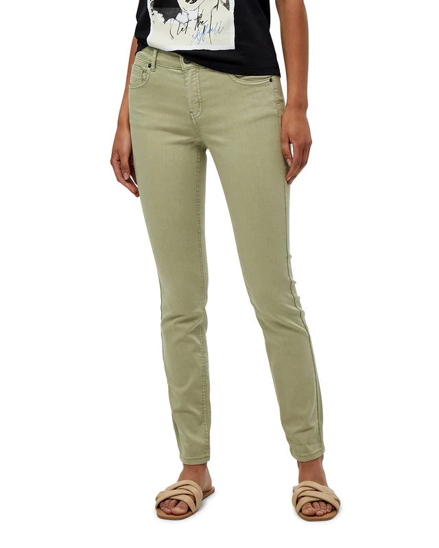 Desires Lola Garment Dye Midwaist, Green Jeans For Women Uk, Spring Jeans, Size 27