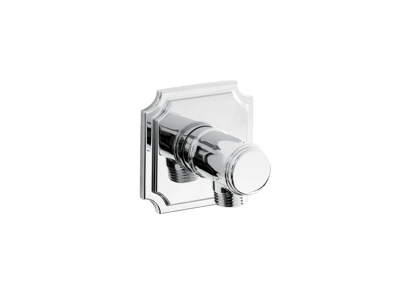 Bristan TDARM WOSQ03 C Traditional Square Wall Outlet Shower Accessories, Chrome Plated