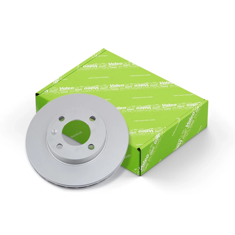 VALEO - Coatedbrake discs - 672616 - Box of 2 ventilated discs - Front axle - Similar to OE design and quality - Valeo, Braking expert since 1923