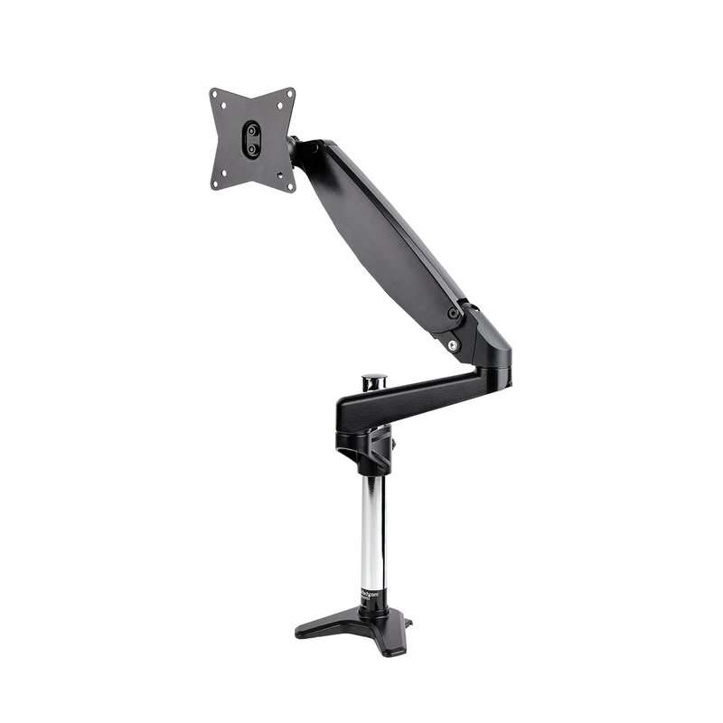 StarTech.com Desk Mount Monitor Arm for Single VESA Display up to 32" or 49" Ultrawide (17.6lb/8kg), Full Motion Articulating & Height Adjustable, Clamp or Grommet Base, Single Monitor Arm