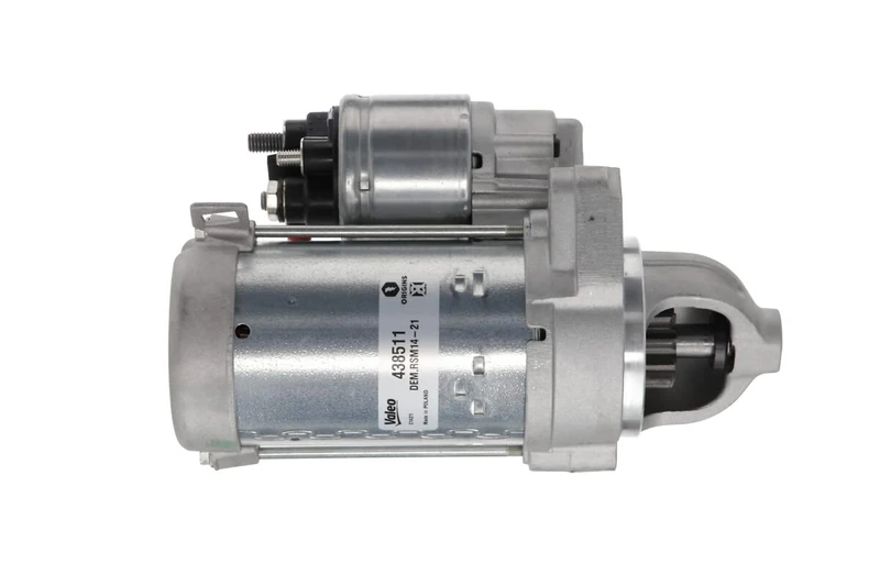 VALEO 438511 Starter Power: 1,4 kW Stop & Start: YES Number of teeth: 11 teeth Voltage: 12 V Rotation direction: CLOCKWISE