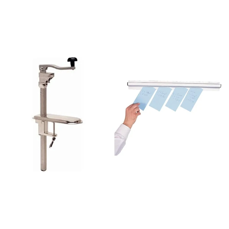 Vogue Bench Can Opener 20in & Tab Grabber 24In Kitchen Order Bill Holder Catering Food Restaurant
