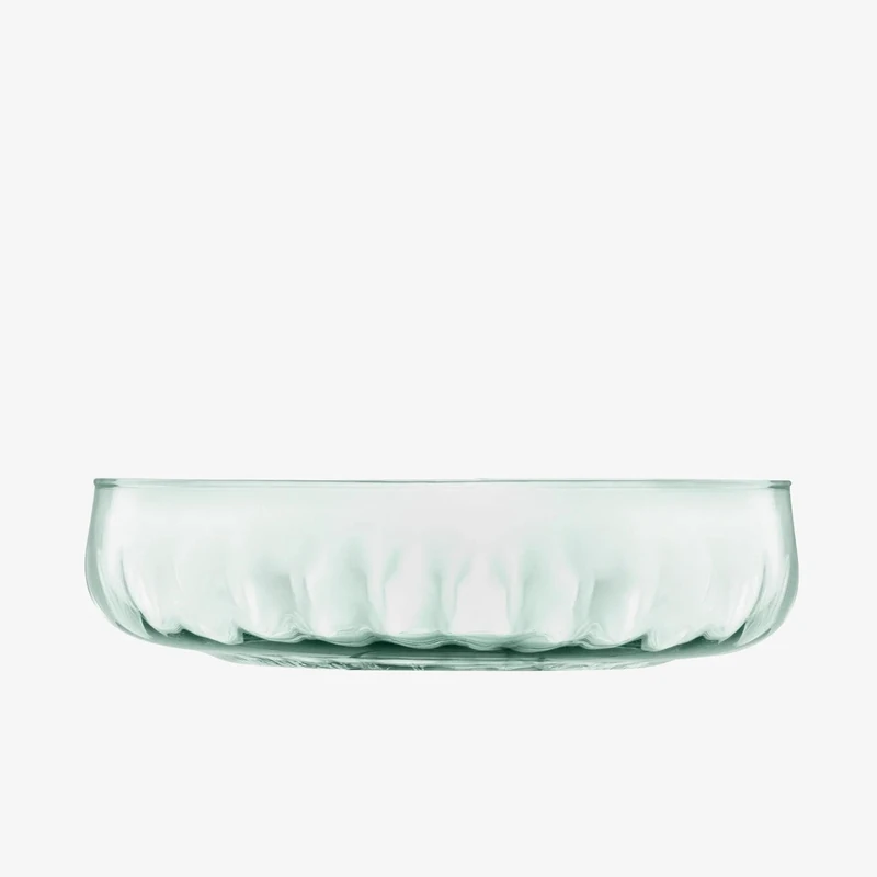 LSA International Mia Low Bowl Ø31cm Recycled/Part Optic| 1 Unit | Recycled Glassware | MZ42