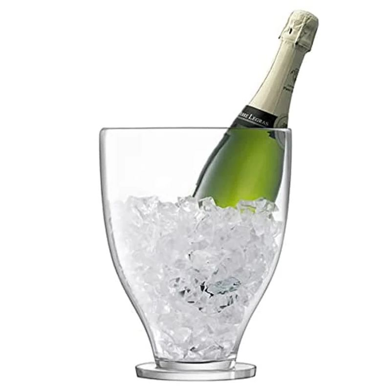 LSA International Epoque Champagne Bucket H26.5cm Clear | 1 Unit | Mouthblown & Handmade Glass | EQ07