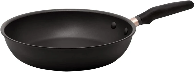 Meyer Accent Series Non Stick Frying Pan 28cm - Large Induction Frying Pan with Ergonomic Silicone Handles, Oven & Dishwasher Safe Durable Cookware, Matte Black