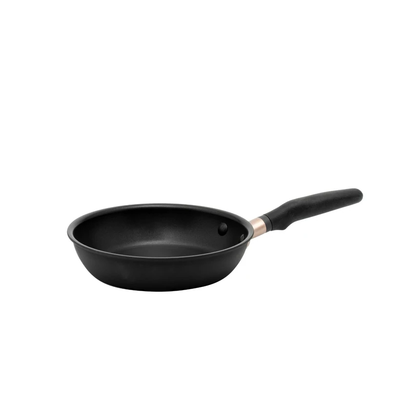 Meyer Accent Series Non Stick Frying Pan 20cm - Small Induction Frying Pan with Ergonomic Silicone Handles, Oven & Dishwasher Safe Durable Cookware, Matte Black
