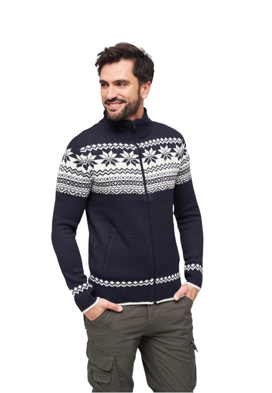 Brandit Norwegian Cardigan, color: navy, size: 3XL - Image 1