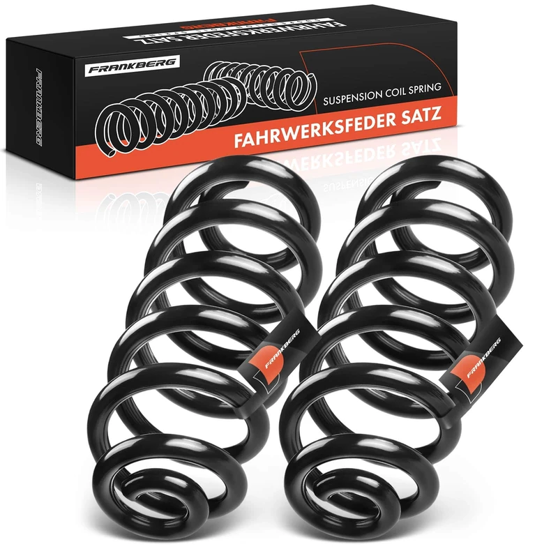 Frankberg 2x Coil Spring Rear axle Compatible with A6 Avant 4F5 C6 2.0L-3.2L Estate car 2004-2011 Replace# 4F0511115BR