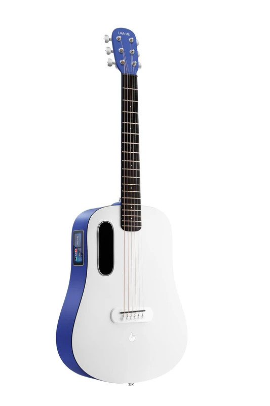 LAVA ME PLAY 36'' Deep Blue/Frost White Guitar with Lite Bag