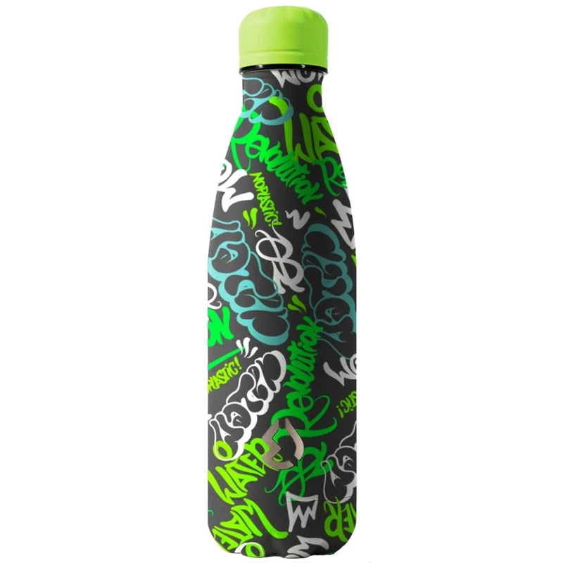CLASSICS REVOLUTION,S.L Grafitti Premium Stainless Steel Thermos Bottle 500 ml