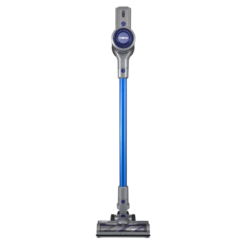 Tower T513003 VL30 Cordless 3-in-1 Vacuum Cleaner with HEPA Filteṛ, 1L Bin Capacity, 150W, 22.2V, Blue & Grey