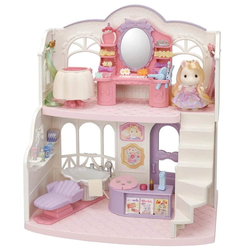 Sylvanian Families Pony's Stylish Hair Salon - dollhouse playset 5643 - Image 1