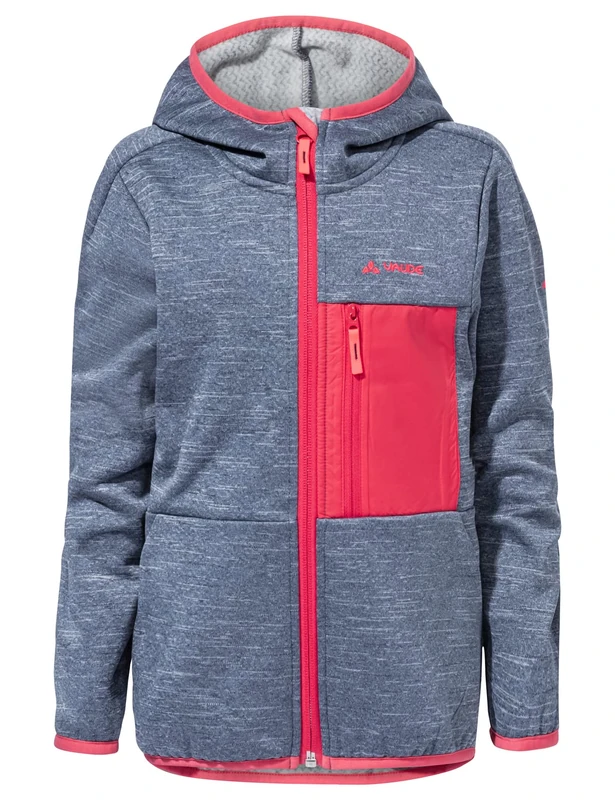 VAUDE Kikimora Jacket Dark Sea/Pink 12 Years