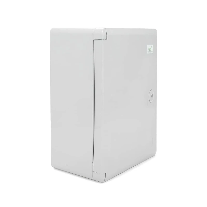 ELS Elektrotechnika Industrial Cabinet IP65 Galvanised Mounting Plate Locking Door with All-Round Seal Wall Housing Empty Housing ABS Plastic Empty Cabinet 270 x 350 x 160