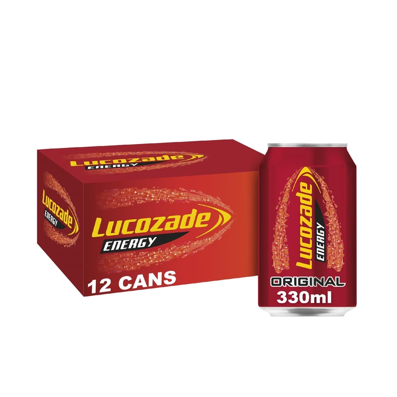 Lucozade Energy Drink Original 12x330ml multipack