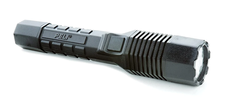 Peli 7060 Individually Programmable Tactical LED Flashlight, IPX4 Waterproof, 535 Lumens, 68 Hours Burn Time, Colour - Black