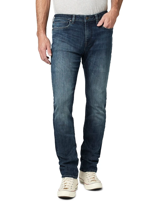 Buffalo David Bitton Men's Buffalo David Bitton Slim Ash Jean, Whiskered and Sanded, Indigo Jeans, Whiskered Sanded, 42W 32L UK