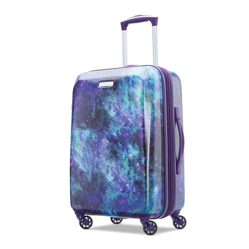 American Tourister Moonlight Hardside Expandable Luggage with Spinner Wheels, Cosmos, Carry-On 21-Inch, Moonlight Hardside Expandable Luggage with Spinner Wheels