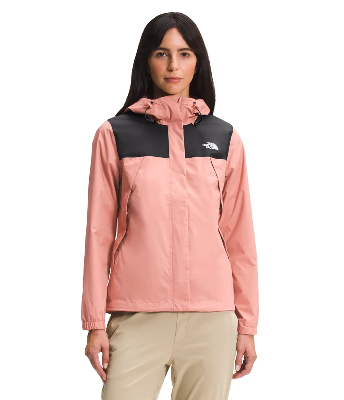 The North Face Antora Jacket Tnf Black-Rose Dawn XL