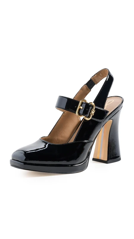 Sam Edelman Women's Jildie Pump, Black, 5.5 UK