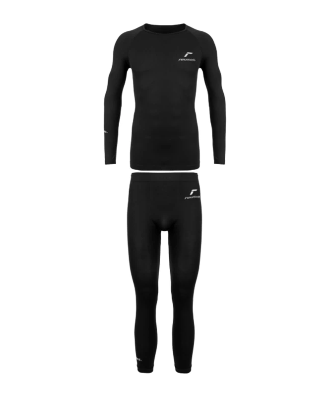Reusch Unisex Functional Underwear for All Sports Activities Baselayer Set, 7700 Black, M
