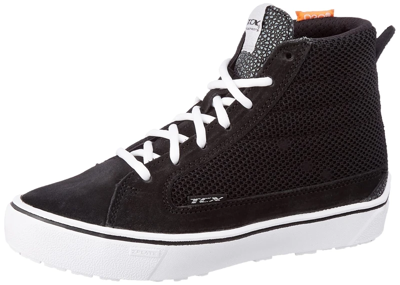 TCX Women's Street 3 Lady Air Motorcycle Boot, Black White, 7 UK