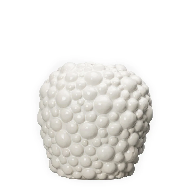 ByOn Celeste 5295301402 Vase Stoneware White with a Diameter of 26 cm