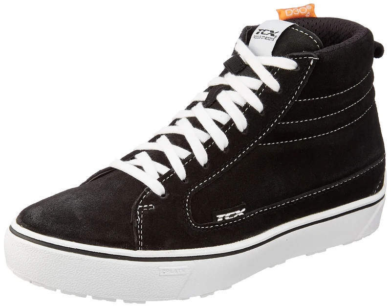 TCX Men's Street 3 Wp Motorcycle Boot, Black White, 45 EU