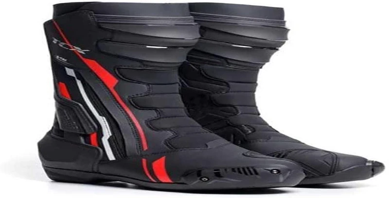 TCX S-TR1 Men's Motorcycle Boots - Black/Red/White