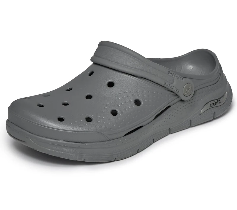 Skechers Foamies Arch Fit - Valiant Clog Charcoal 11 D (M) - Image 1