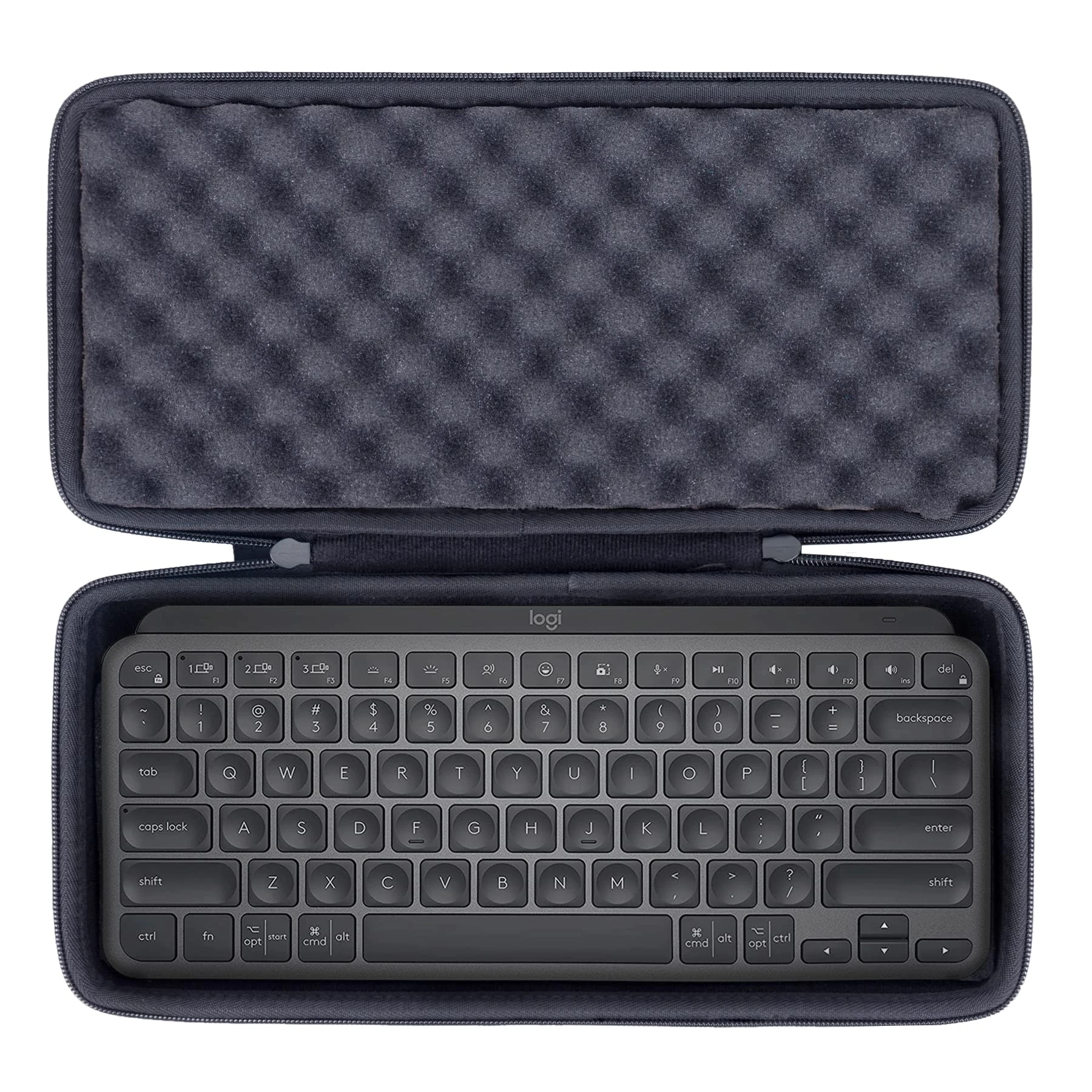 co2CREA Storage Carry Travel Hard Case for Logitech MX Keys Mini Minimalist Wireless Illuminated Keyboard, Case only